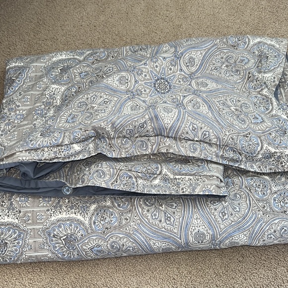 Pottery Barn Vivianna Print Duvet Cover and Euro Shams - Picture 9 of 11